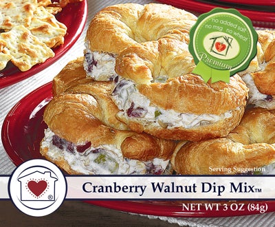 COUNTRY HOME CREATIONS CRANBERRY WALNUT DIP MIX