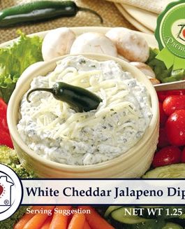 COUNTRY HOME CREATIONS WHITE CHEDDAR JALAPENO DIP MIX