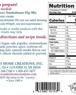 COUNTRY HOME CREATIONS SMOKEHOUSE DIP MIX
