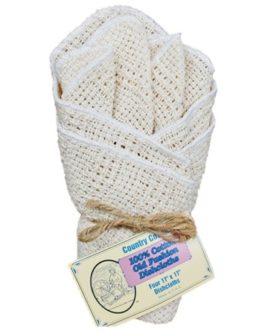 COUNTRY COTTONS DISHCLOTHS NATURAL