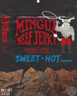 MINGUA BEEF JERKY SWEET & HOT 3.5 OZ