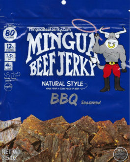 MINGUA BEEF JERKY BBQ 3.5 OZ