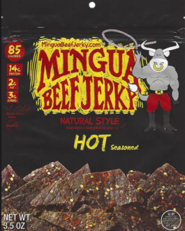 MINGUA BEEF JERKY HOT 3.5 OZ