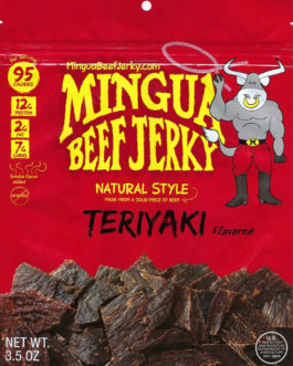 MINGUA BEEF JERKY TERIYAKI 3.5 OZ