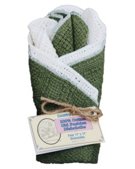 COUNTRY COTTONS DISHCLOTHS SAGE