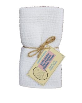 COUNTRY COTTONS KITCHEN TOWELS WHITE