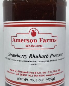 AMERSON FARM STRAWBERRY RHUBARB PRESERVE