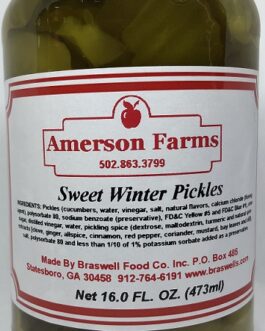 AMERSON FARM SWEET WINTER PICKLES