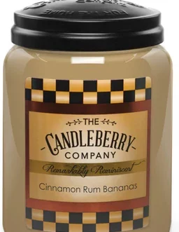 CANDLEBERRY CINNAMON RUM BANANAS™ LARGE JAR