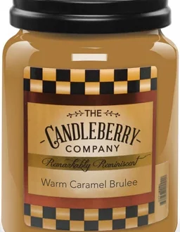 CANDLEBERRY WARM CARAMEL BRULEE™ LARGE JAR