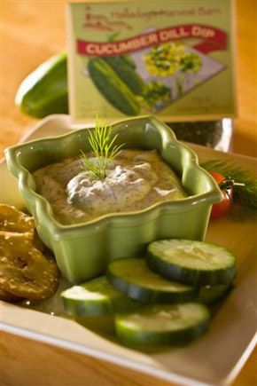 HALLADAY'S HARVEST BARN CUCUMBER DILL DIP & COOKING BLEND MIXED