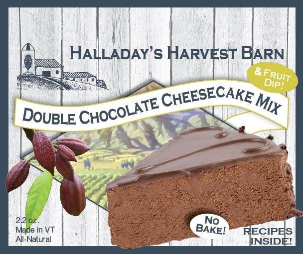 HALLADAY'S HARVEST BARN DOUBLE CHOCOLATE CHEESECAKE MIX