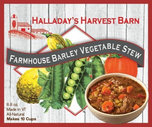 HALLADAY'S HARVEST BARN FARMHOUSE BARLEY VEGETABLE STEW