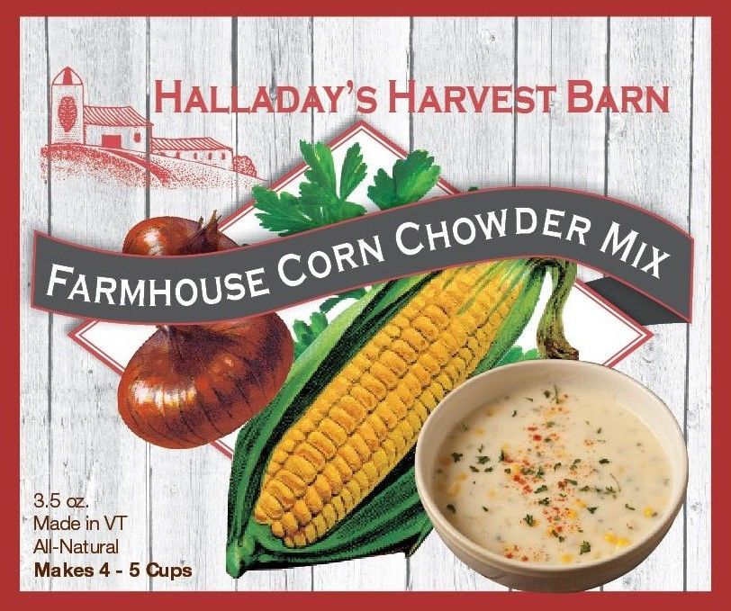 HALLADAY'S HARVEST BARN FARMHOUSE CORN CHOWDER MIX