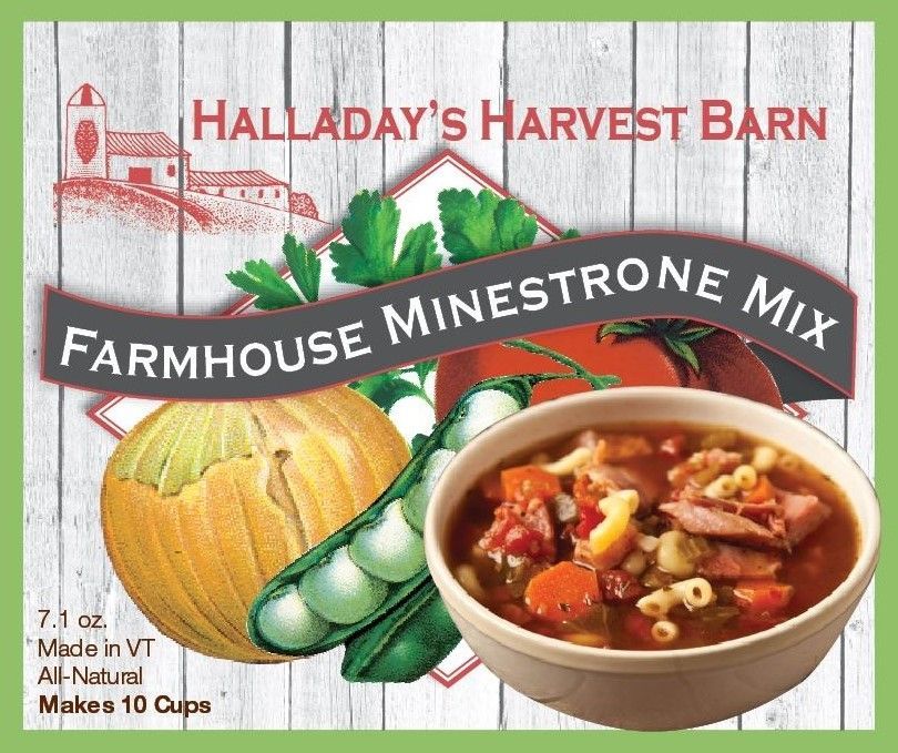 HALLADAY'S HARVEST BARN FARMHOUSE MINESTRONE MIX