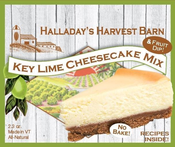 HALLADAY'S HARVEST BARN KEY LIME CHEESECAKE MIX