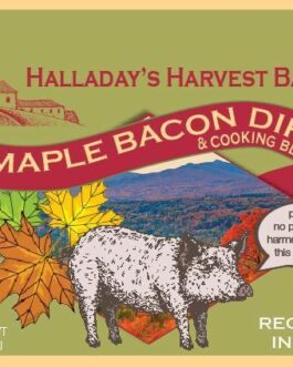 HALLADAY’S HARVEST BARN MAPLE BACON DIP & COOKING BLEND