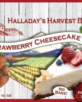 HALLADAY’S HARVEST BARN STRAWBERRY CHEESECAKE MIX